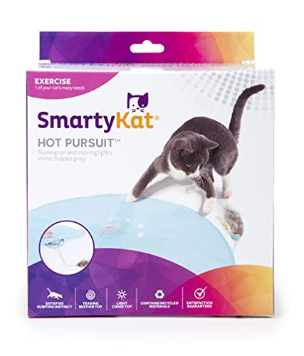 SmartyKat Hot Pursuit Cat Toy Concealed Motion Toy, Blue