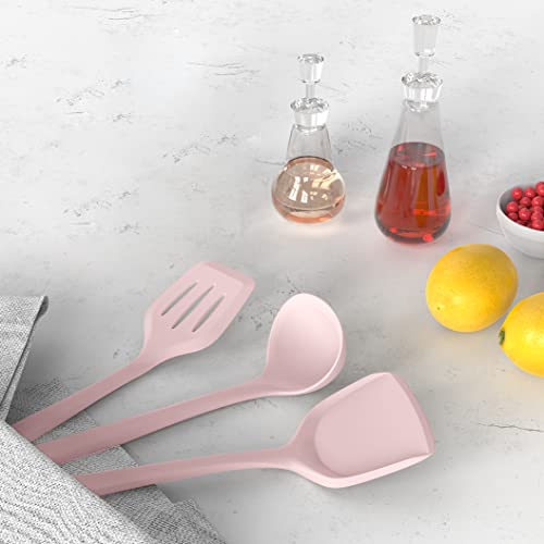 Silicone Kitchen Utensils Set - Heat Resistant, Nonstick, Dishwasher Safe