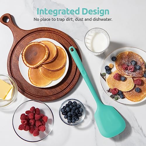 U-Taste 13.6" Silicone Kitchen Utensil Set: Heat Resistant Cooking Gadgets (Set of 5, Black)