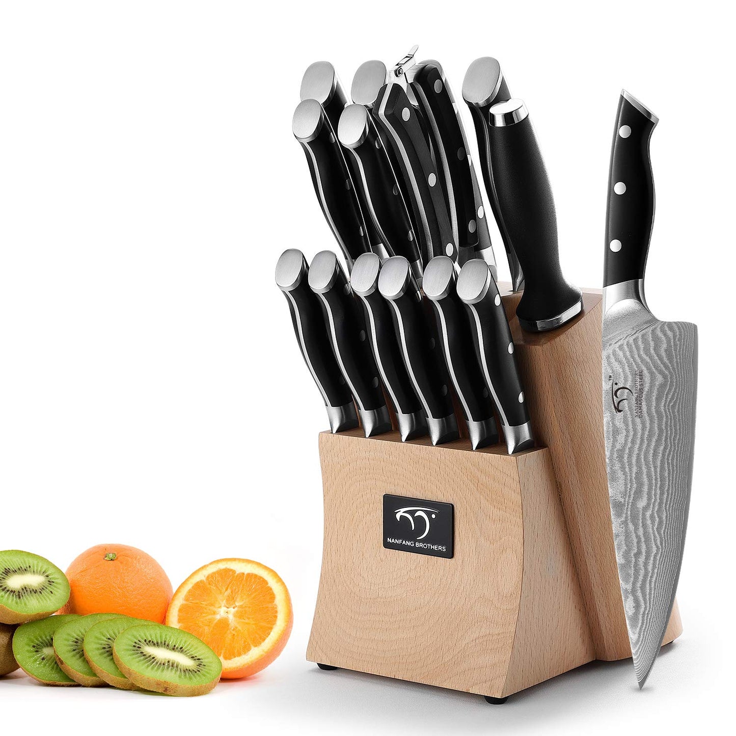 Kitchen Utensils - 9-Piece Damascus Kitchen Knife Set