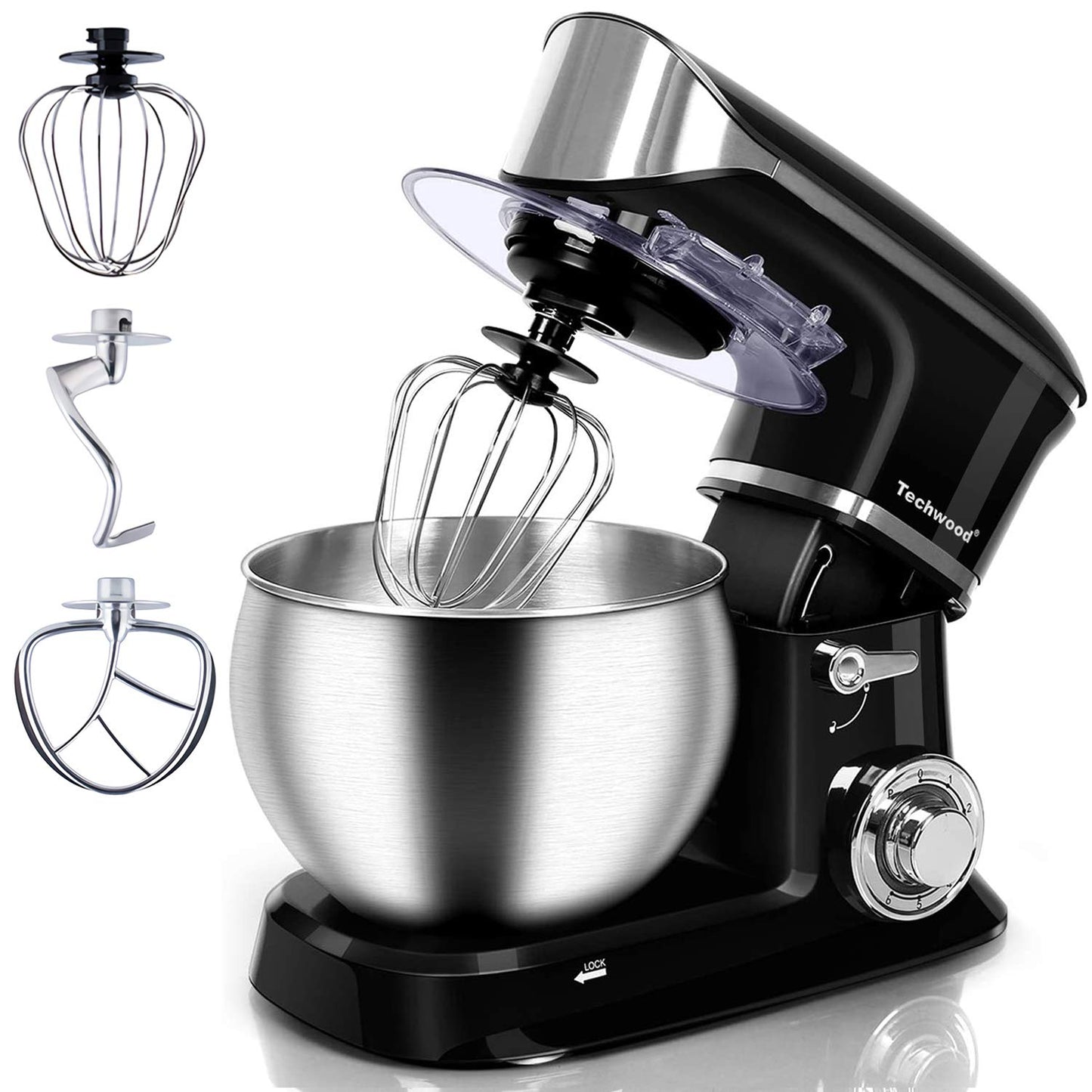 Techwood 6-QT 400W Electric Stand Mixer: Best Kitchen Tool