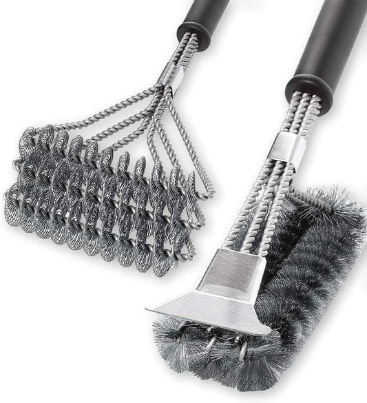 BBQ - 2 Pack Grill Brush - Bristle Free