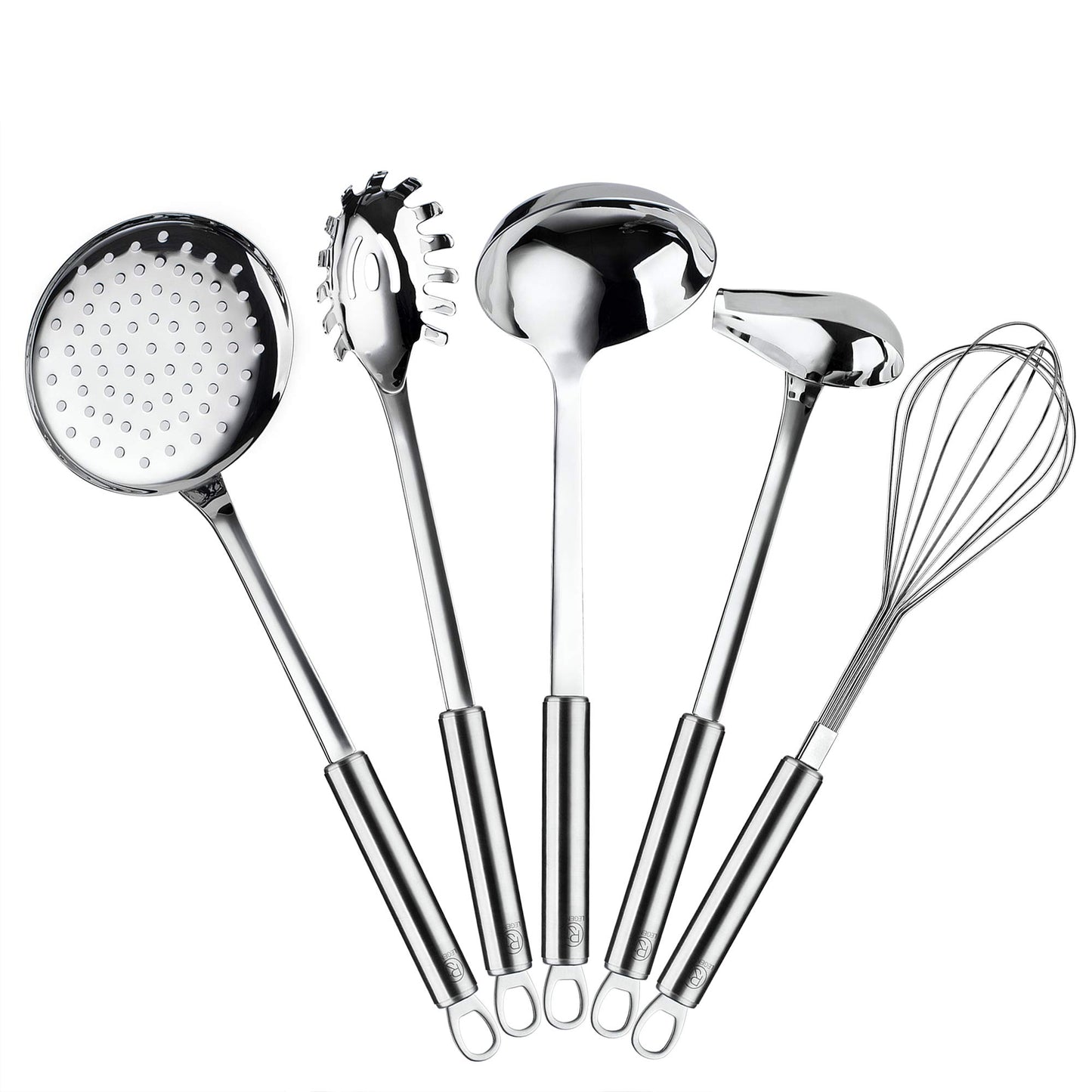 RJ Legend 5-Piece Stainless Steel Kitchen Utensils Set