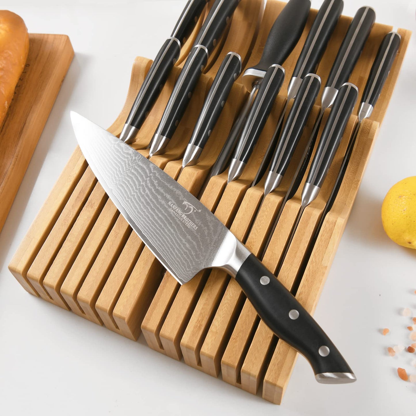 Kitchen Utensils - 9-Piece Damascus Kitchen Knife Set