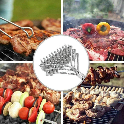 BBQ - 2 Pack Grill Brush - Bristle Free