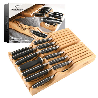 Kitchen Utensils - 9-Piece Damascus Kitchen Knife Set