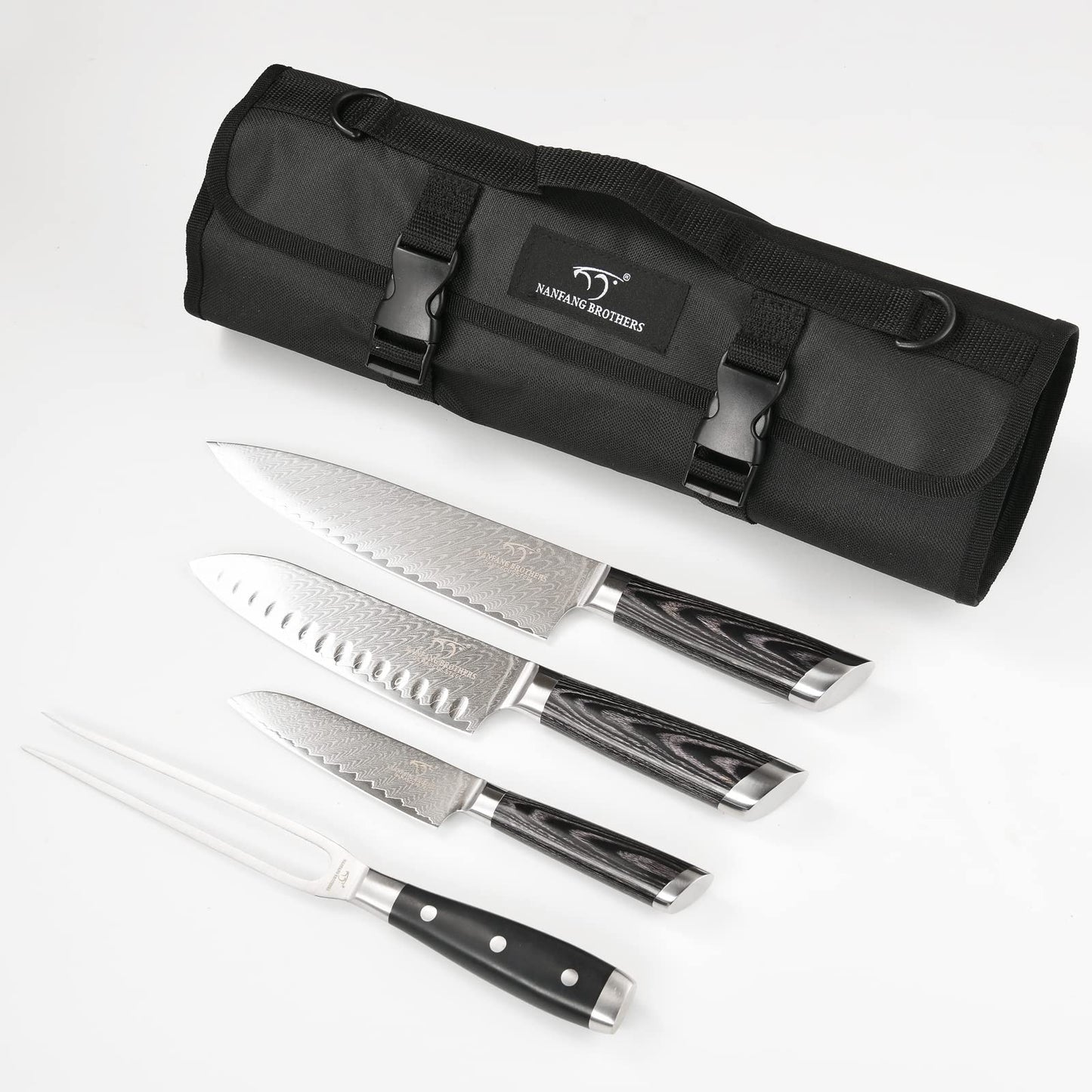 Kitchen Utensils - 9-Piece Damascus Kitchen Knife Set