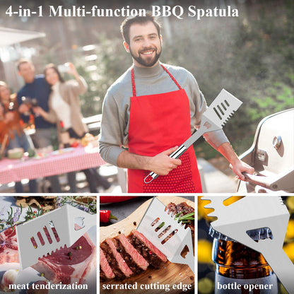 BBQ - ROMANTICIST 25-Piece Stainless Steel Grill Tool Set