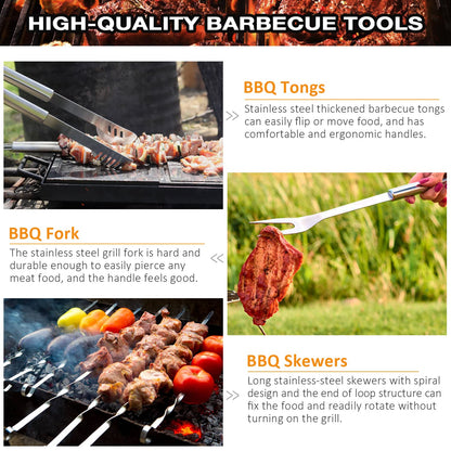 BBQ - AISITIN 35-Piece BBQ Grill Accessories Set