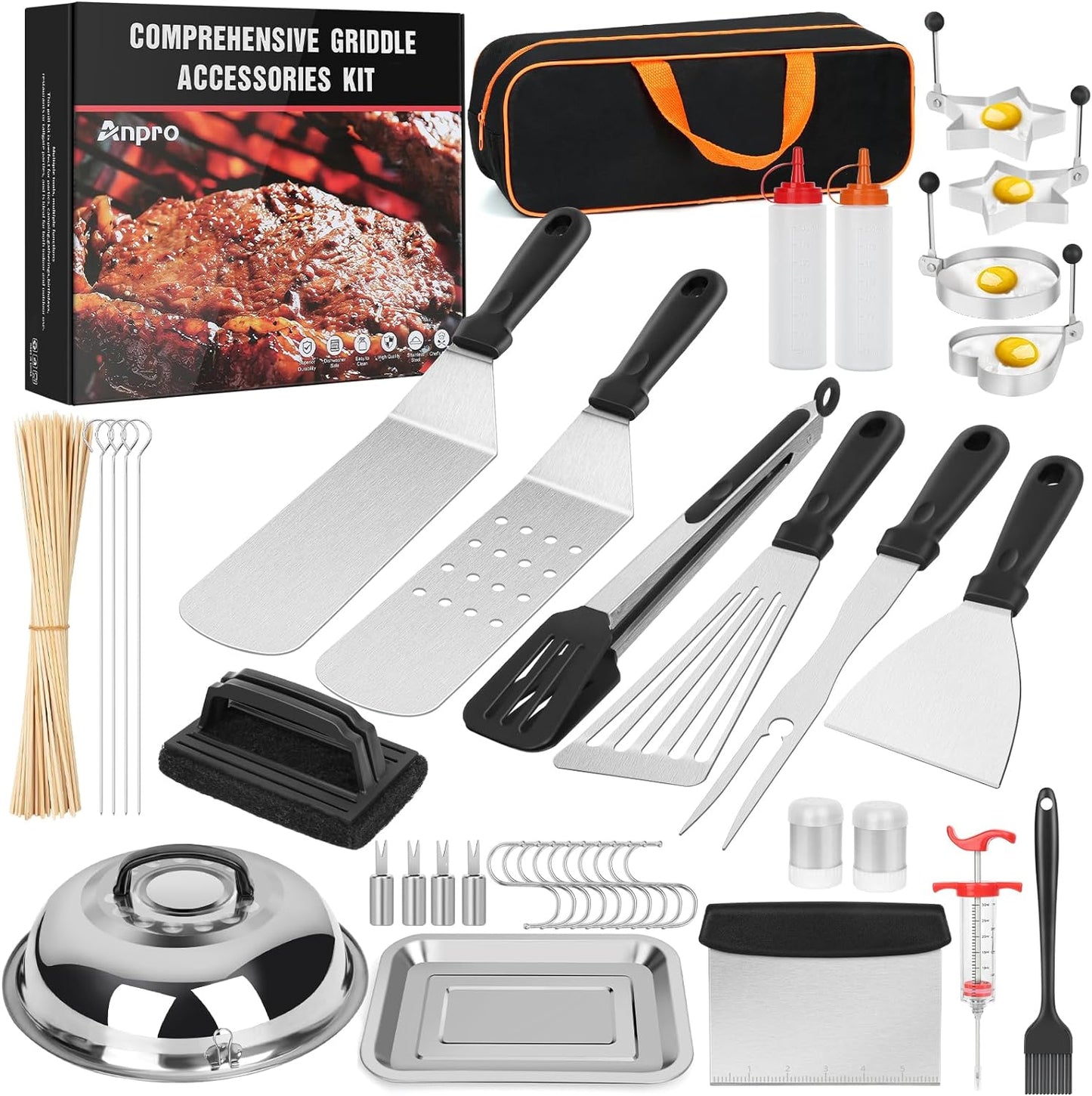 BBQ - Anpro 139-Piece BBQ Accessories Set