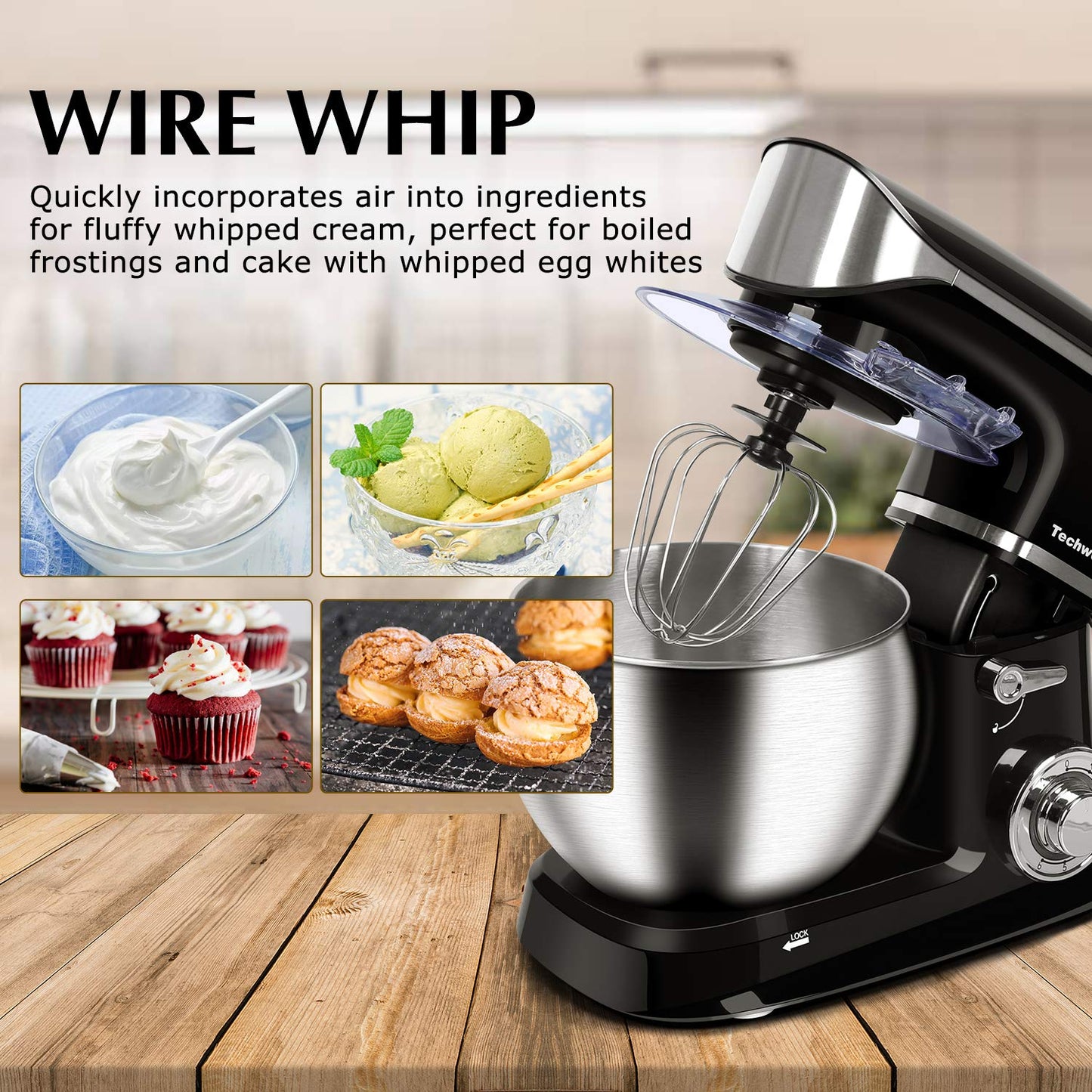 Techwood 6-QT 400W Electric Stand Mixer: Best Kitchen Tool